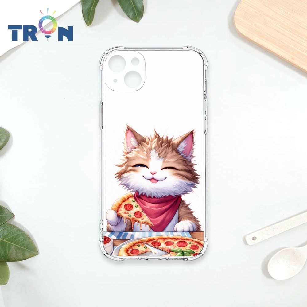  TRON IPhone 14 PLUS 貓咪美食評鑑家 四角防摔殼 手機殼