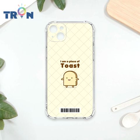 TRON IPhone 14 PLUS 吐司麵包君心情系列  載具 四角防摔殼 手機殼