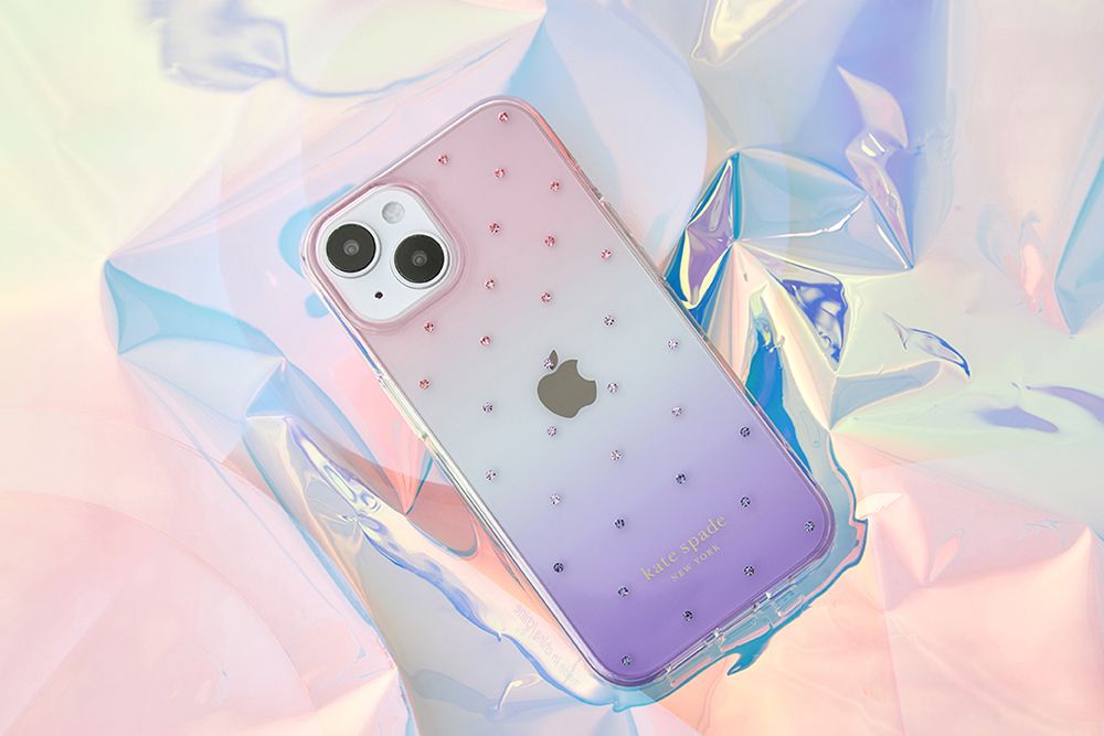 kate spade】iPhone 14 Pro Max 精品手機殼紫色星空- PChome 24h購物