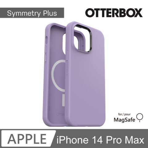 OTTERBOX iPhone 14 Pro Max Symmetry Plus 炫彩幾何保護殼-紫 (支援MagSafe)