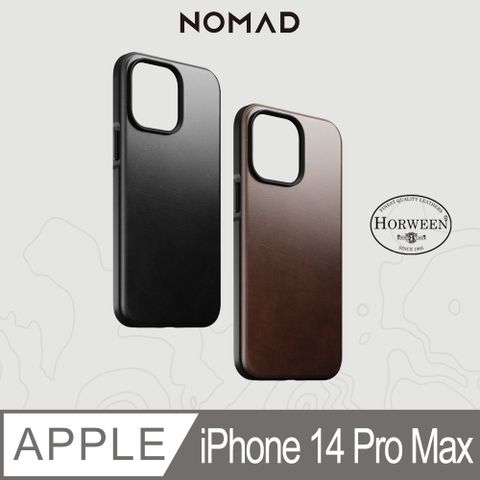 【支援MagSafe無線充電】美國NOMAD 精選Horween皮革保護殼iPhone 14 Pro Max (6.7")➟百年工藝、經典傳奇