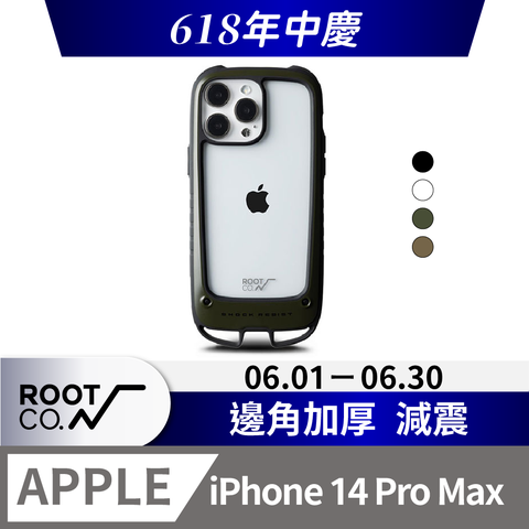 日本 ROOT CO. iPhone 14 Pro Max 雙掛勾式防摔手機殼 - 共四色