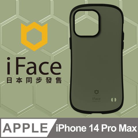 iFace 日本  iPhone 14 Pro Max First Class 抗衝擊頂級保護殼 - 軍綠色