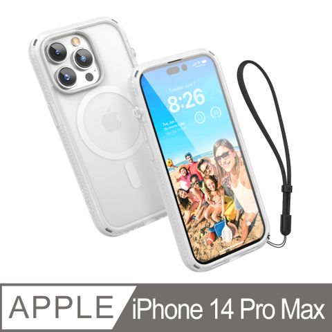 CATALYST iPhone14 Pro Max (6.7吋) MagSafe 防摔耐衝擊保護殼●霧白專利音量切換旋轉鈕獲2016年美國消費性電子展創新獎