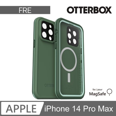 OTTERBOX LifeProof iPhone 14 Pro Max 全方位防水/雪/震/泥 保護殼-Fre(綠) 支援MagSafe