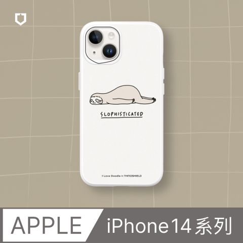 RHINOSHIELD 犀牛盾 iPhone 14系列SolidSuit防摔背蓋手機殼ilovedoodle-樹懶(多色可選)