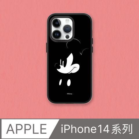 RHINOSHIELD 犀牛盾 iPhone 14系列SolidSuit防摔背蓋手機殼迪士尼-米奇系列-米奇黑設計(多色可選)