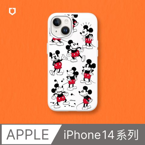 RHINOSHIELD 犀牛盾 iPhone 14系列SolidSuit防摔背蓋手機殼迪士尼-米奇系列-Sticker-米奇的常態(多色可選)