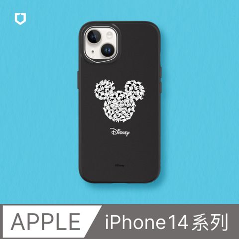 RHINOSHIELD 犀牛盾 iPhone 14系列SolidSuit防摔背蓋手機殼迪士尼-米奇系列-黑標款-米奇與白手套(多色可選)