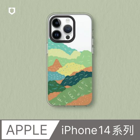 【犀牛盾】iPhone 14系列Clear透明防摔手機殼∣獨家設計-暖意森林
