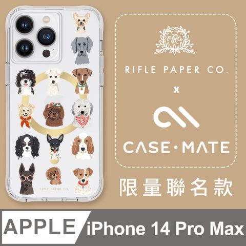 Case-Mate 美國 CASEMATE x RPC 限量聯名款 iPhone 14 Pro Max 環保抗菌防摔殼MagSafe版 - 汪星人