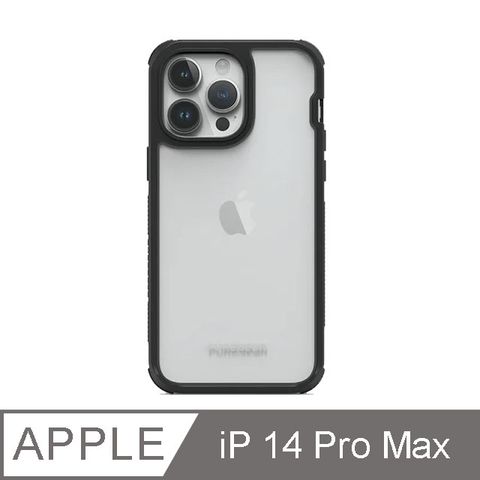 ✪Puregear DUALTEK坦克透明保護殼 iPhone 14 Pro Max 時尚黑✪