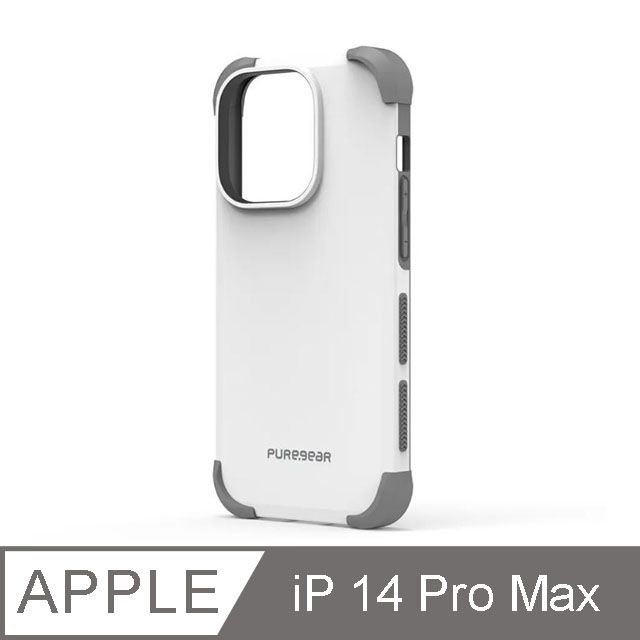 PureGear 普格爾  DUALTEK坦克保護殼 iPhone 14 Pro Max 極地白