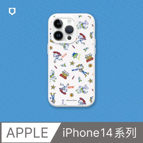 RHINOSHIELD 犀牛盾 iPhone 14系列SolidSuit防摔背蓋手機殼玩具總動員系列-鉛筆畫的玩具總動員(多色可選)