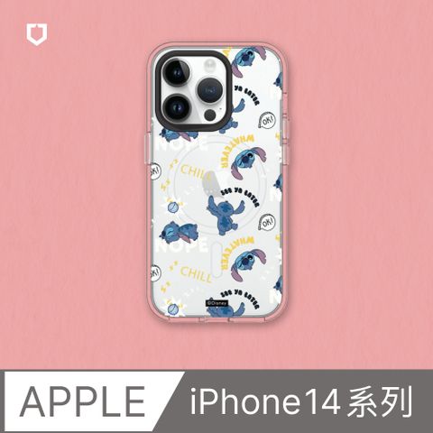 RHINOSHIELD 犀牛盾 iPhone 14系列Clear(MagSafe兼容)透明防摔手機殼迪士尼經典系列-史迪奇