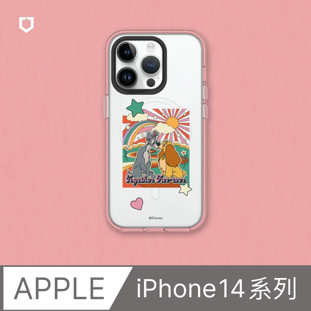 RHINOSHIELD 犀牛盾 iPhone 14系列Clear(MagSafe兼容)透明防摔手機殼迪士尼經典系列-小姐與流氓