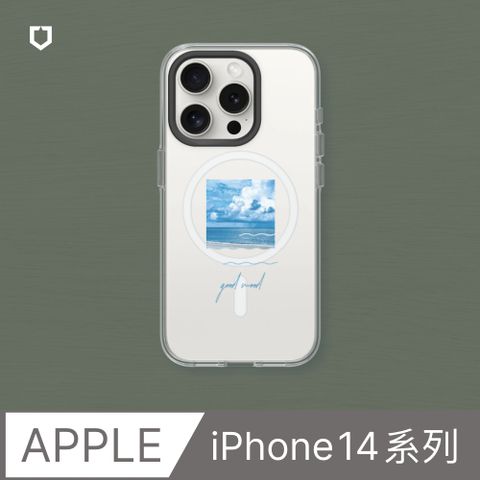 RHINOSHIELD 犀牛盾 iPhone 14系列Clear(MagSafe兼容)透明防摔手機殼獨家設計-好心情