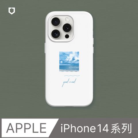 【犀牛盾】iPhone 14系列SolidSuit(MagSafe兼容)手機殼｜獨家設計-好心情(多色可選)