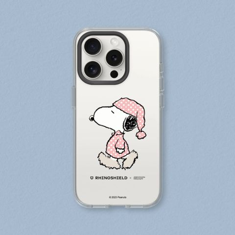 【犀牛盾】iPhone 14系列Clear透明防摔手機殼∣Snoopy史努比系列-Snoopy Go to sleep