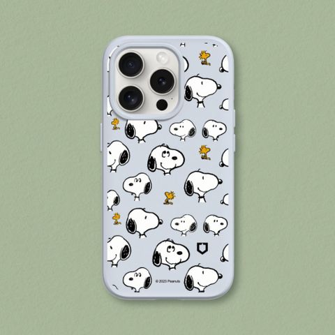 RHINOSHIELD 犀牛盾 iPhone 14系列SolidSuit(MagSafe 兼容)防摔手機殼Snoopy史努比-Sticker-Snoopy&胡士托