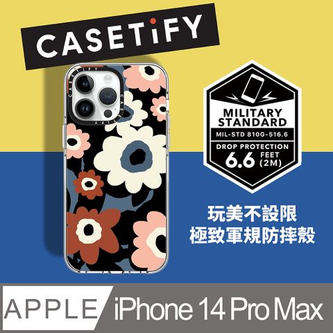 Casetify iPhone 14 Pro Max 磁吸耐衝擊透明-罌粟花