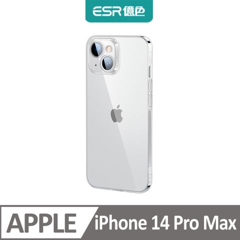 ESR 億色 iPhone 14 Pro Max 強化玻璃背板防摔保護殼-冰晶琉璃