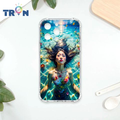 TRON IPhone 14 PRO MAX 花海中游泳的少女 四角防摔殼 手機殼