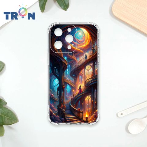 TRON IPhone 14 PRO MAX 樓梯與少女 四角防摔殼 手機殼