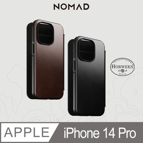 美國NOMAD 精選Horween皮革保護套-iPhone 14 Pro (6.1)