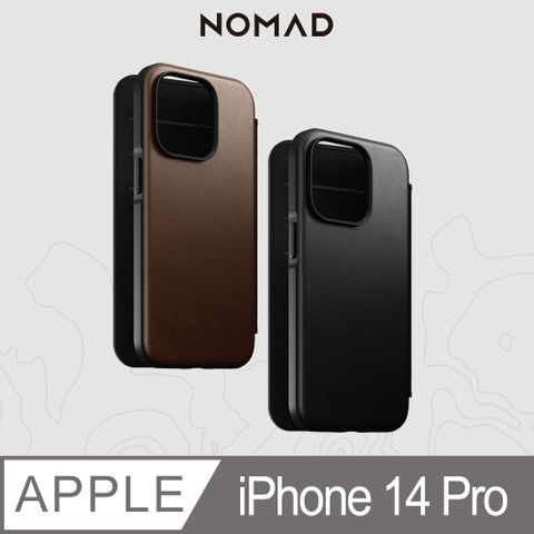 美國NOMAD 嚴選Classic皮革保護套-iPhone 14 Pro (6.1)