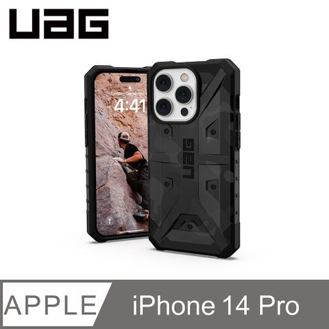 UAG iPhone 14 Pro 耐衝擊保護殼-迷彩黑