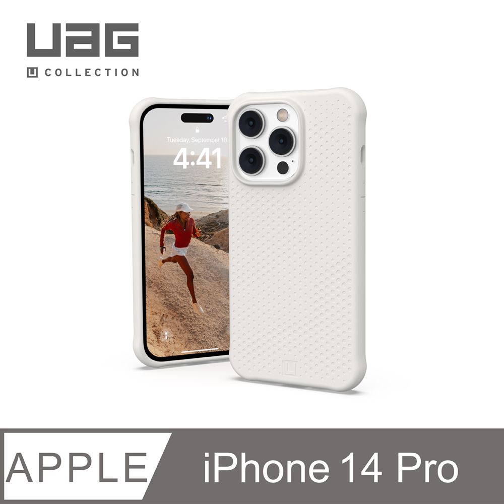 UAG [U] iPhone 14 Pro MagSafe 耐衝擊矽膠保護殼-白