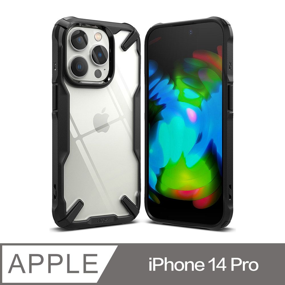 Rearth  Ringke Apple iPhone 14 Pro (Fusion X) 抗震保護殼(黑)