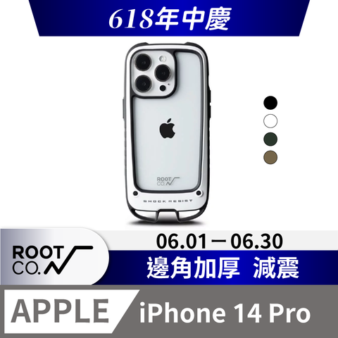 日本 ROOT CO. iPhone 14 Pro 雙掛勾式防摔手機殼 - 共四色