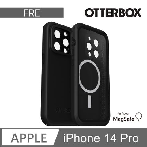 OTTERBOX LifeProof iPhone 14 Pro 全方位防水/雪/震/泥 保護殼-Fre(黑) 支援MagSafe