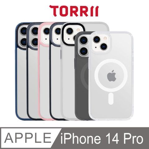 支援MagSafe 無線充電Torero(MagSafe) 磁吸手機殼-iPhone 14 Pro (黑/白)