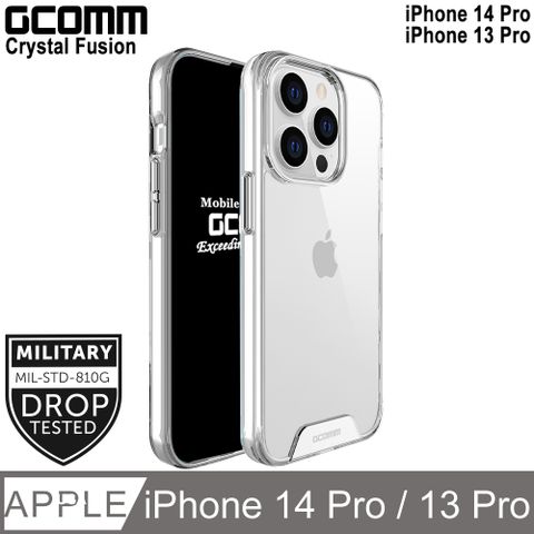 GCOMM Crystal Fusion 透明軍規防摔殼 iPhone 14 Pro