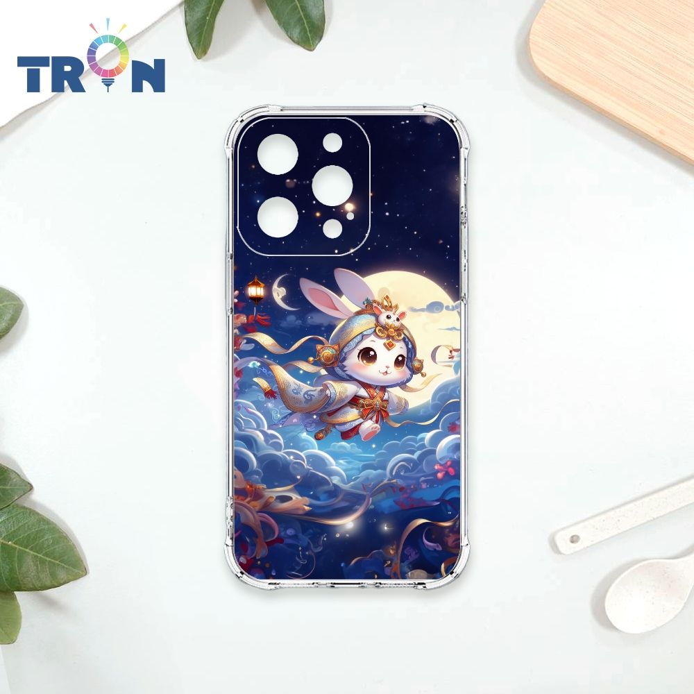  TRON IPhone 14 PRO 古風月亮兔子 四角防摔殼 手機殼