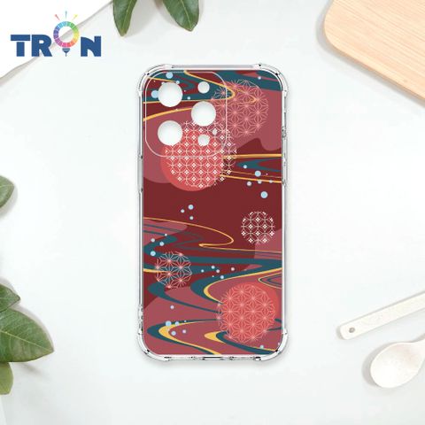 TRON IPhone 14 PRO 日系和風圓點星河系列 四角防摔殼 手機殼