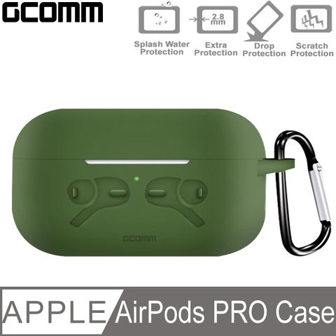 GCOMM Apple AirPods PRO 增厚增強保護套 軍綠色