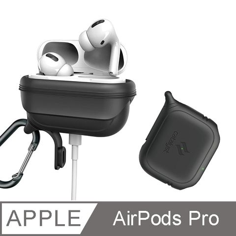 Catalyst Apple AirPods Pro 保護收納套-黑色榮獲2016年美國消費性電子展創新獎業界首推專用防潑水保護套帶著你的Apple AirPods Pro上山下海去