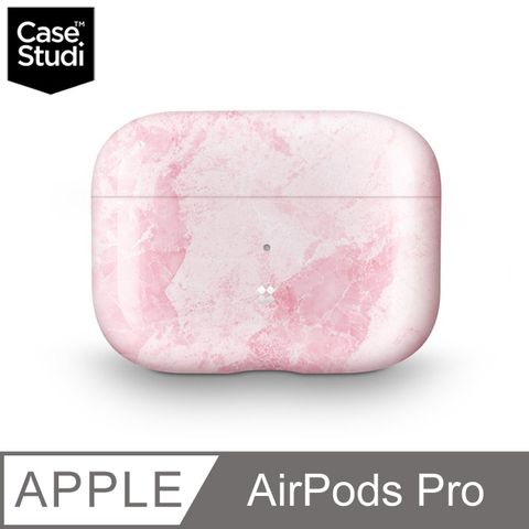 CaseStudi Prismart AirPods Pro 充電盒保護殼-粉紅色大理石