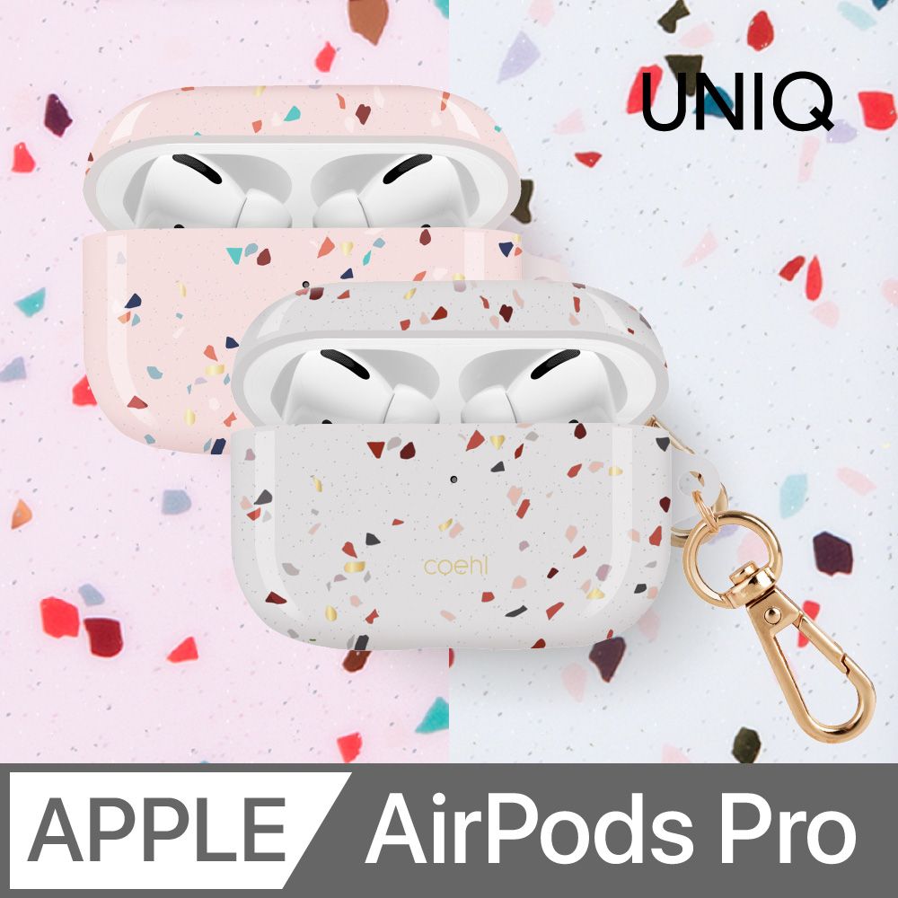 UNIQ  COEHL Terrazzo AirPods Pro 水磨石設計耳機防摔殼