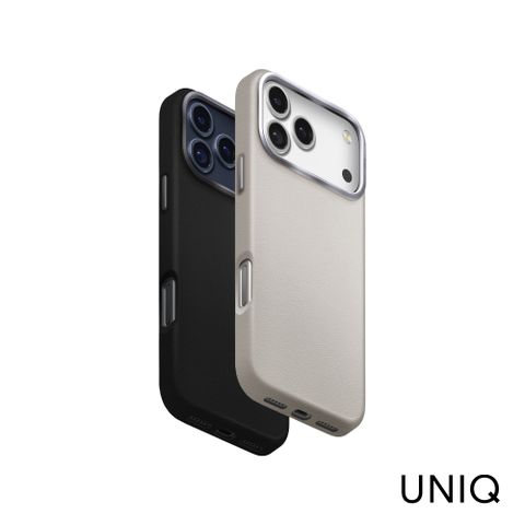 UNIQ iPhone 17 Pro/17 Pro Max Lyden Magclick 耐刮皮革磁吸手機殼