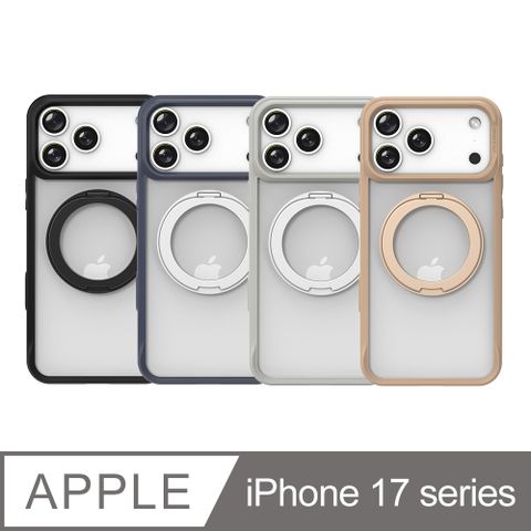 JTLEGEND iPhone 17 Air / 17 Pro / 17 Pro Max_Rex Mag Stand(相機按鍵版)終極防摔磁吸支架殼
