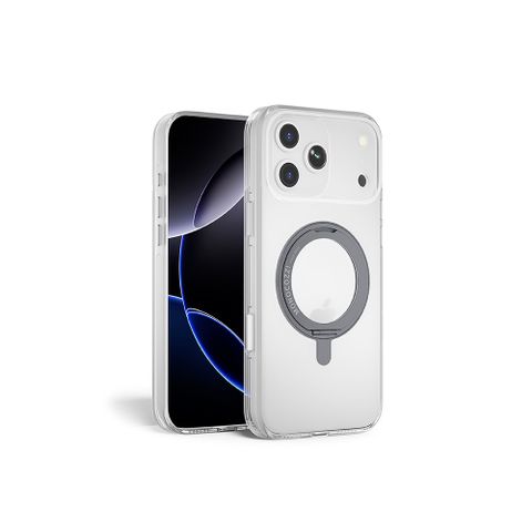 MONOCOZZI iPhone 17/Air/Pro/Pro Max 磁吸360旋轉支架不發黃透明防摔保護殼(相機按鍵)