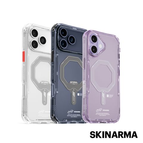 SKINARMA iPhone Air /17 系列 Saido低調風格磁吸防摔手機殼 (附扣具)