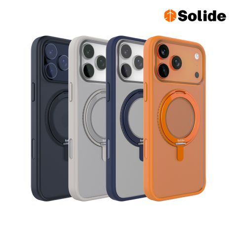 Solide iPhone Air /17 系列 RINGO360度磁環支架手機殼