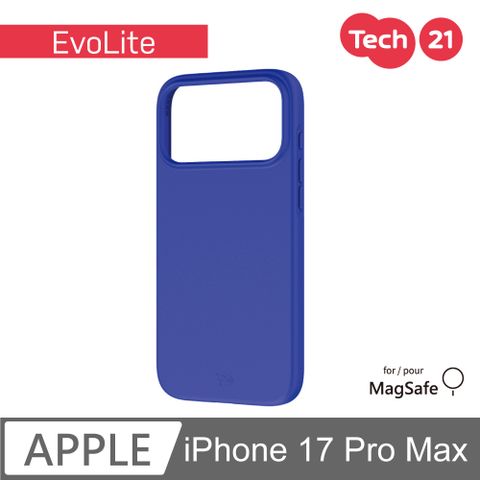 Tech21 iPhone 17 Pro Max 6.9吋 EvoLite 磁吸輕薄保護殼-藍
