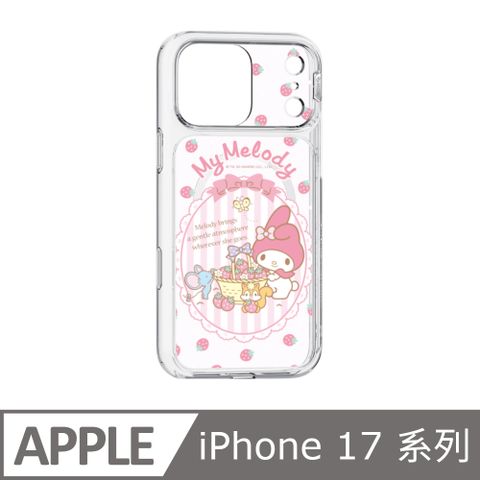Slimax 美樂蒂 草莓 x imos 磁吸手機殼 iPhone Air / 17 / Pro / Pro Max 三麗鷗授權膜料包膜款 H029